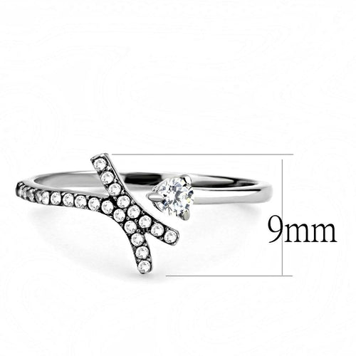 Stainless Steel CZ Sparkle Ring – Affordable Gift for Her The Gift Atelier