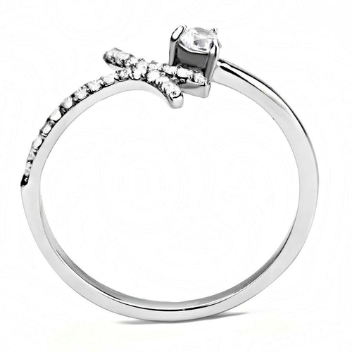 Stainless Steel CZ Sparkle Ring – Affordable Gift for Her The Gift Atelier