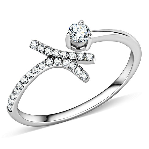 Stainless Steel CZ Sparkle Ring – Affordable Gift for Her The Gift Atelier