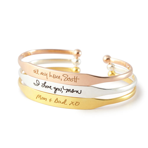 Personalised Handwriting Bracelet – Meaningful Gift for Her The Gift Atelier