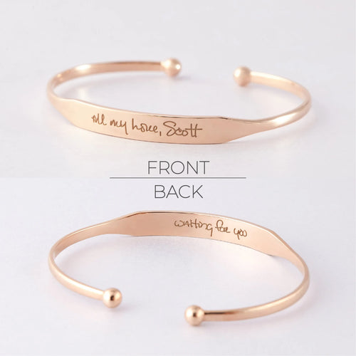 Personalised Handwriting Bracelet – Meaningful Gift for Her The Gift Atelier