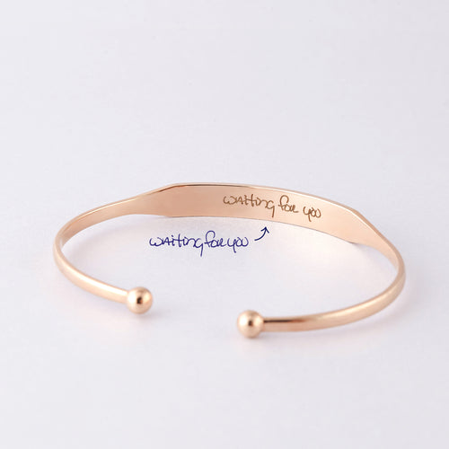 Personalised Handwriting Bracelet – Meaningful Gift for Her The Gift Atelier