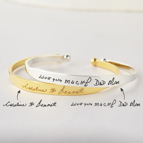 Personalised Handwriting Bracelet – Meaningful Gift for Her The Gift Atelier